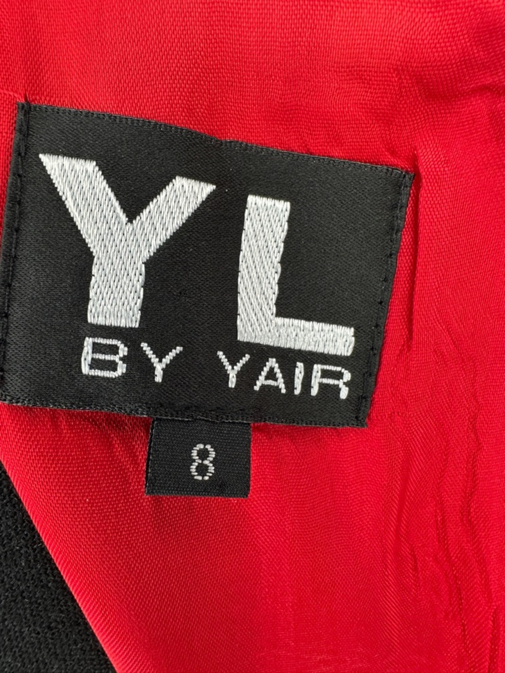 Vintage Red Sleeveless Dress with Peplum by YL by Yair Size 8 - Picture 8 of 9